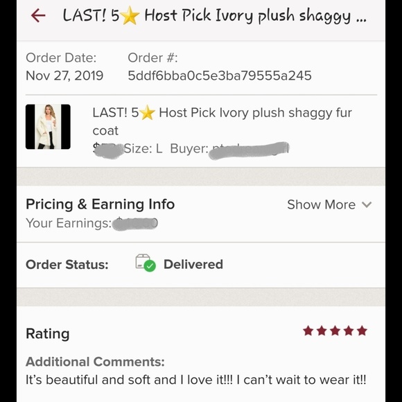 HP 🥳5⭐ Blush shaggy faux fur plush teddy coat - Picture 2 of 6